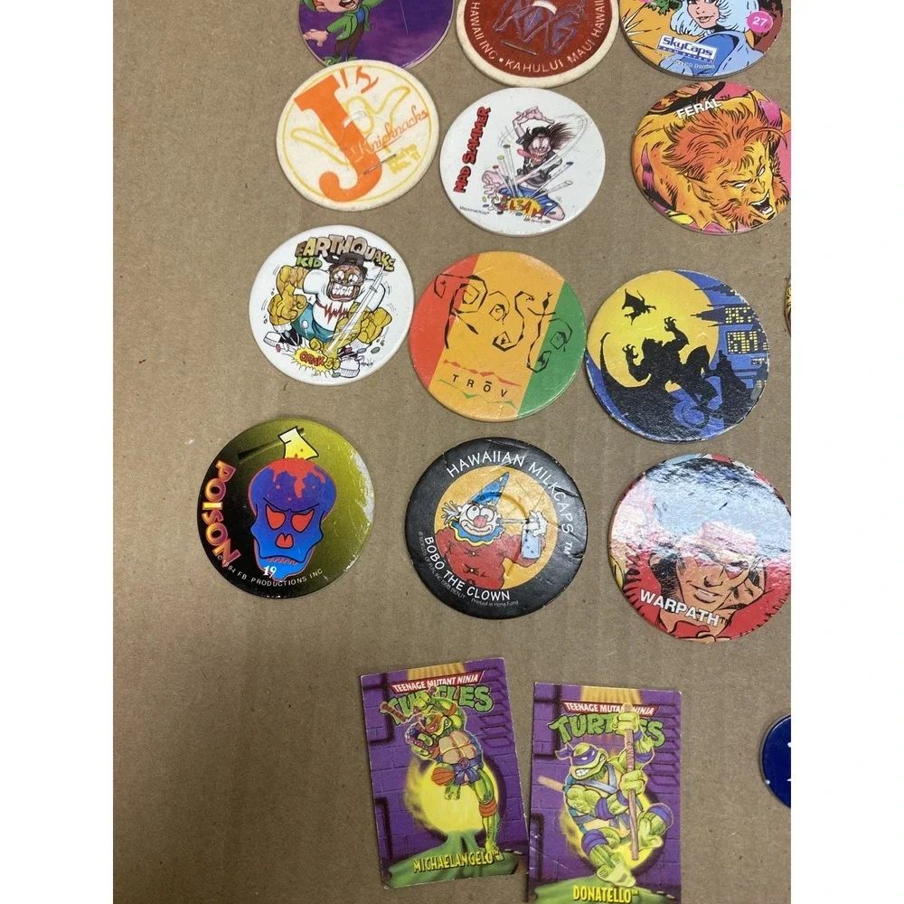 Vintage POG slammers lot of 30+ hard to find very rare jammers Trov